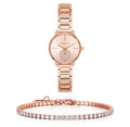  Shop Authentic Michael Kors Portia Analog Quartz Rose Gold Dial Rose Gold Steel Strap Watch For Women - MK3839 - Luxxuri
