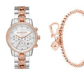  Shop Authentic Michael Kors Ritz Chronograph Silver Dial Two Tone Steel Strap Watch For Women - MK6938 - Luxxuri