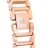 Shop Authentic Calvin Klein Stately White Dial Rose Gold Steel Strap Watch for Women - K3G23626 - Luxxuri