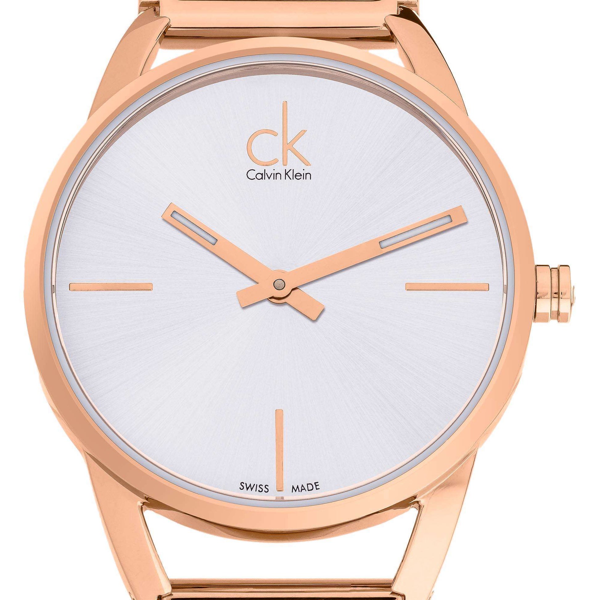  Shop Authentic Calvin Klein Stately White Dial Rose Gold Steel Strap Watch for Women - K3G23626 - Luxxuri