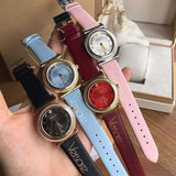  Shop Authentic Versace V-Motif Grey Dial Blue Leather Strap Watch for Women - VERE00318 - Luxxuri