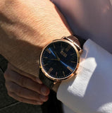  Shop Authentic Hugo Boss Classic Jackson Blue Dial Brown Leather Strap Watch for Men - 1513458 - Luxxuri