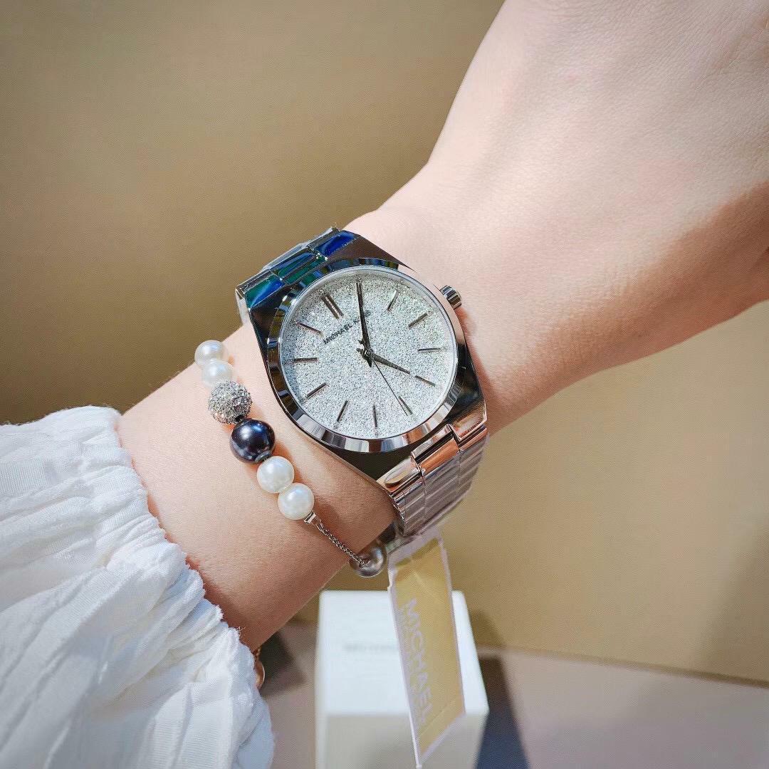  Shop Authentic Michael Kors Channing Three Hand Silver Dial Silver Steel Strap Watch For Women - MK6626 - Luxxuri