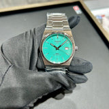  Shop Authentic Tissot PRX Powermatic 80 Automatic Mint Green Dial Silver Steel Strap Watch for Men - T137.407.11.091.01 - Luxxuri