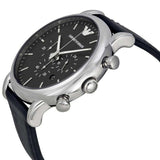  Shop Authentic Emporio Armani Dress Analog Black Dial Black Leather Strap Watch For Men - AR8029 - Luxxuri