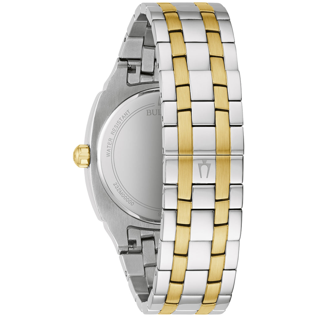  Shop Authentic Bulova Classic Multi Function Silver Dial Two Tone Steel Strap Watch for Men - 98C142 - Luxxuri