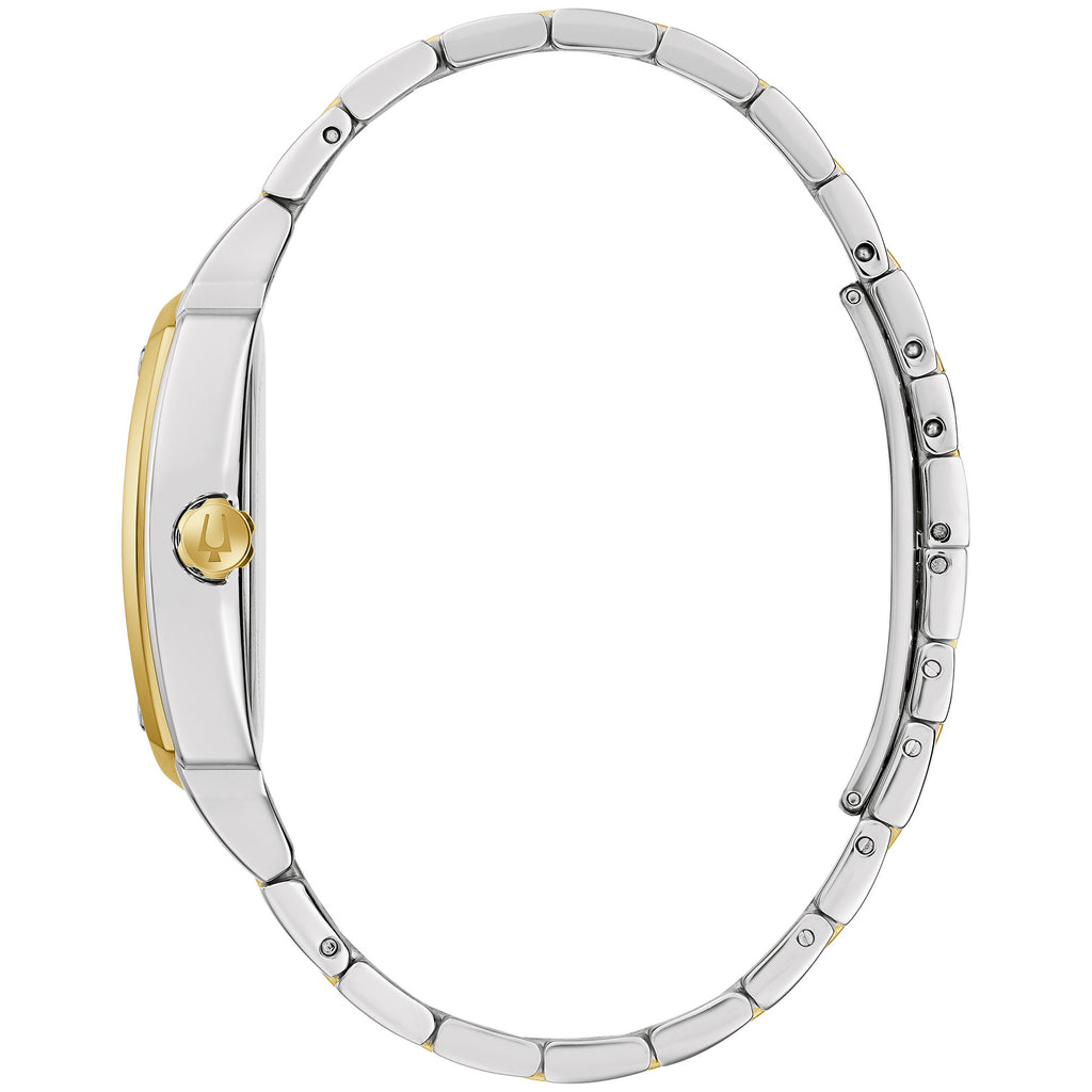 Bulova Classic Multi Function Silver Dial Two Tone Steel Strap Watch for Men - 98C142