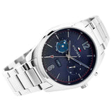  Shop Authentic Tommy Hilfiger Deacan Blue Dial Silver Steel Strap Watch for Men - 1791551 - Luxxuri