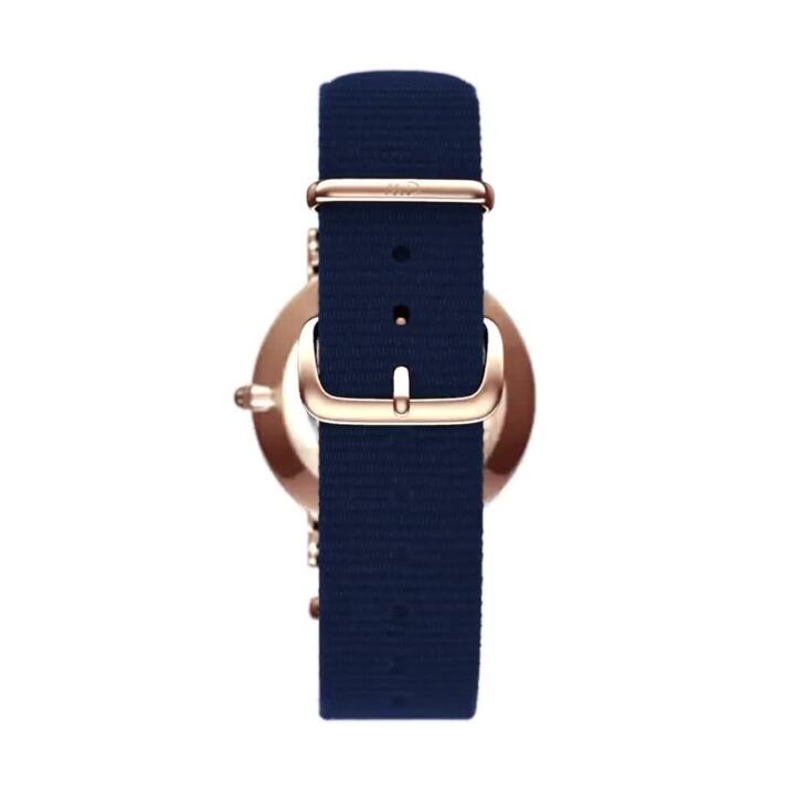  Shop Authentic Daniel Wellington Classic Bayswater Black Dial Black NATO Strap Watch For Women - DW00100281 - Luxxuri