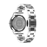  Shop Authentic Daniel Wellington Iconic Link Black Dial Silver Steel Strap Watch For Women - DW00100208 - Luxxuri