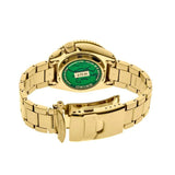  Shop Authentic Seiko 5 Sports HUF Limited Edition Green Dial Gold Steel Strap Watch For Men - SRPJ20 - Luxxuri