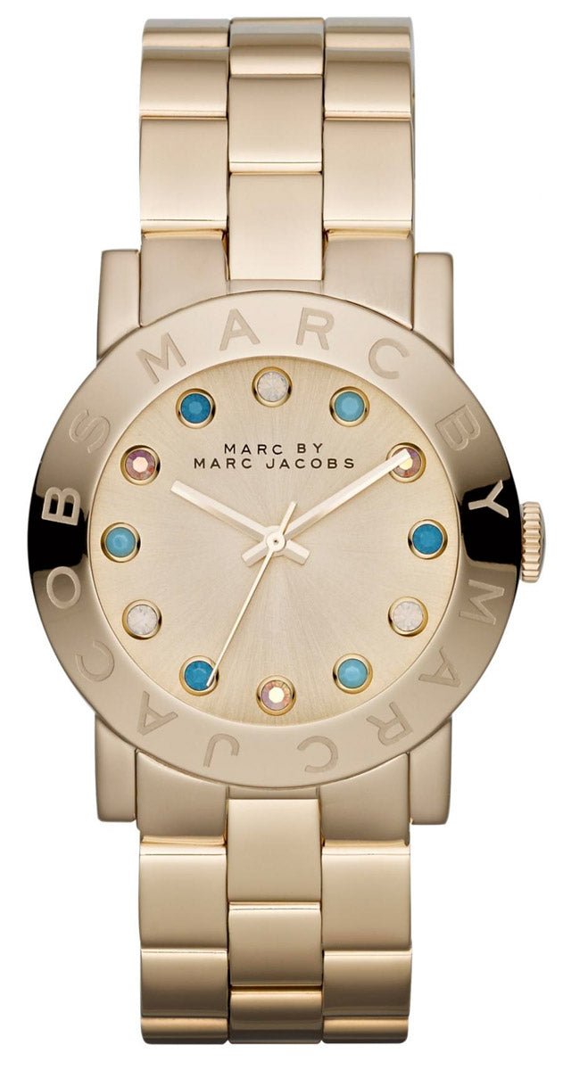  Shop Authentic Marc Jacobs Amy Dexter Gold Dial Gold Steel Strap Watch for Women - MBM3215 - Luxxuri