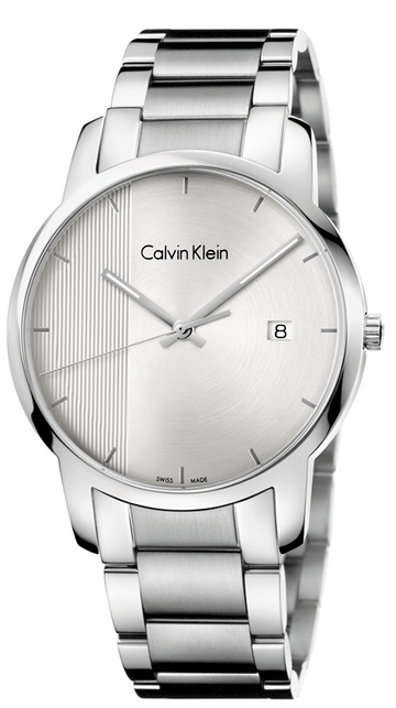  Shop Authentic Calvin Klein City Chronograph White Dial Silver Steel Strap Watch for Men - K2G2G14X - Luxxuri