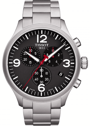  Shop Authentic Tissot Chrono XL Black Dial Silver Steel Strap Watch For Men - T116.617.11.057.00 - Luxxuri