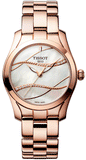 Shop Authentic Tissot T Wave T Lady Mother of Pearl Dial Rose Gold Steel Strap Watch For Women - T112.210.33.111.00 - Luxxuri
