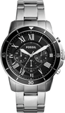 Shop Authentic Fossil Grant Sport Chronograph Black Dial Silver Steel Strap Watch for Men - FS5236 - Luxxuri