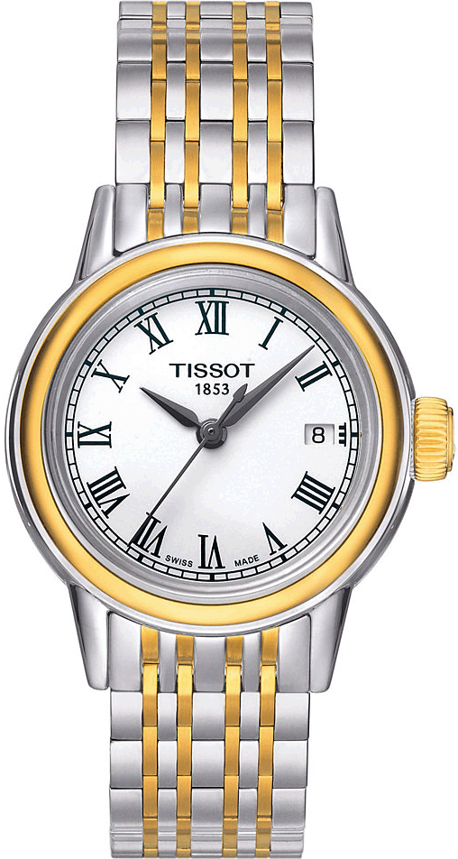  Shop Authentic Tissot Carson Lady White Dial Two Tone Steel Strap Watch For Women - T085.210.22.013.00 - Luxxuri