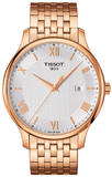  Shop Authentic Tissot T Classic Tradition White Dial Rose Gold Steel Strap Watch For Women - T063.610.33.038.00 - Luxxuri