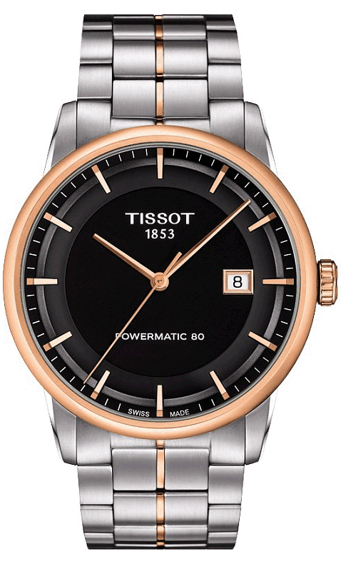  Shop Authentic Tissot Luxury Powermatic 80 Black Dial Silver Steel Strap Watch For Men - T086.407.22.051.00 - Luxxuri