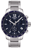  Shop Authentic Tissot Quickster Chronograph Blue Dial Watch For Men - T095.417.11.047.00 - Luxxuri