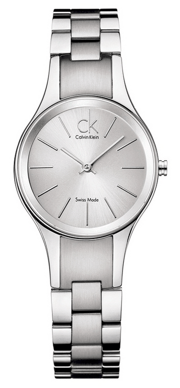  Shop Authentic Calvin Klein Simplicity White Dial Silver Steel Strap Watch for Women - K4323185 - Luxxuri