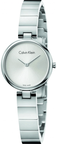  Shop Authentic Calvin Klein Authentic White Dial Silver Steel Strap Watch for Women - K8G23146 - Luxxuri