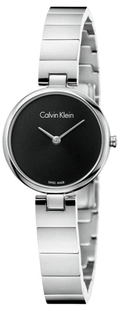  Shop Authentic Calvin Klein Authentic Black Dial Silver Steel Strap Watch for Women - K8G23141 - Luxxuri