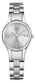  Shop Authentic Calvin Klein Simplicity Silver Dial Silver Steel Strap Watch for Women - K4323120 - Luxxuri