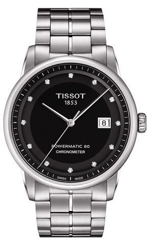  Shop Authentic Tissot T Classic Luxury Powermatic 80 Black Dial Silver Steel Strap Watch For Men - T086.408.11.056.00 - Luxxuri