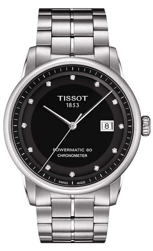  Shop Authentic Tissot T Classic Luxury Powermatic 80 Black Dial Silver Steel Strap Watch For Men - T086.408.11.056.00 - Luxxuri