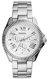  Shop Authentic Fossil Cecile Multifunction Silver Dial Silver Steel Strap Watch for Women - AM4509 - Luxxuri