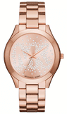  Shop Authentic Michael Kors Slim Runway Rose Gold Dial Rose Gold Steel Strap Watch for Women - MK3591 - Luxxuri