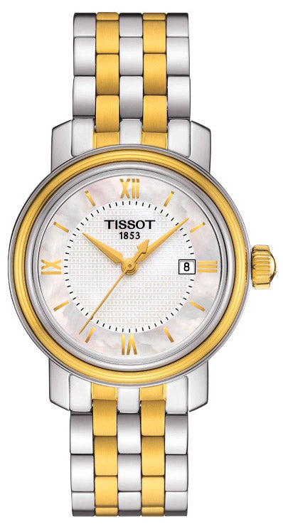  Shop Authentic Tissot T Classic Bridgeport Lady White Mother of Pearl Dial Watch For Women - T097.010.22.118.00 - Luxxuri