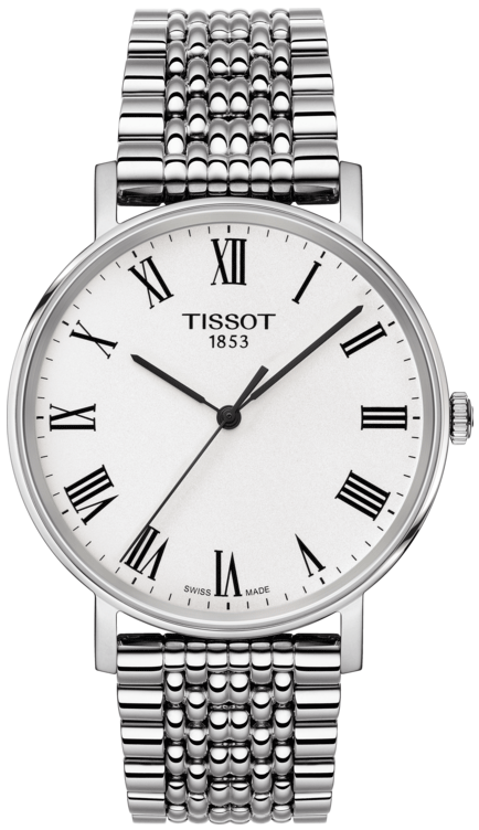  Shop Authentic Tissot T Classic Everytime White Dial Silver Mesh Bracelet Watch For Men - T109.410.11.033.00 - Luxxuri