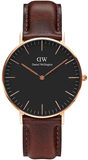  Shop Authentic Daniel Wellington Classic Bristol Black Dial Brown Leather Strap Watch for Men - DW00100137 - Luxxuri