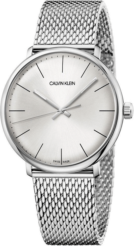  Shop Authentic Calvin Klein White Dial Silver Mesh Bracelet Watch for Women - K8M21126 - Luxxuri
