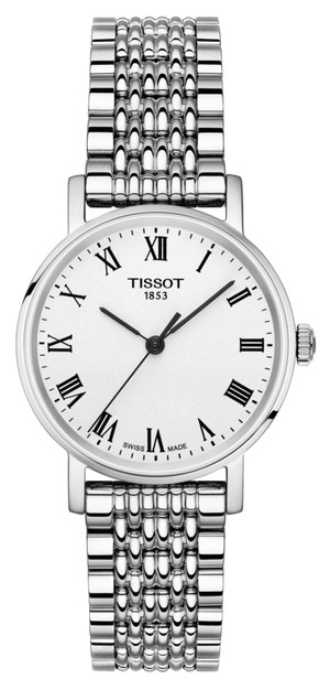  Shop Authentic Tissot T Classic Everytime Small White Dial Silver Mesh Bracelet Watch For Women - T109.210.11.033.00 - Luxxuri