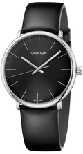  Shop Authentic Calvin Klein High Noon Quartz Black Dial Black Leather Strap Watch for Men - K8M211C1 - Luxxuri