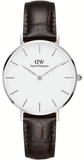  Shop Authentic Daniel Wellington Classic Petite York White Dial Black Leather Strap Watch For Women - DW00100188 - Luxxuri