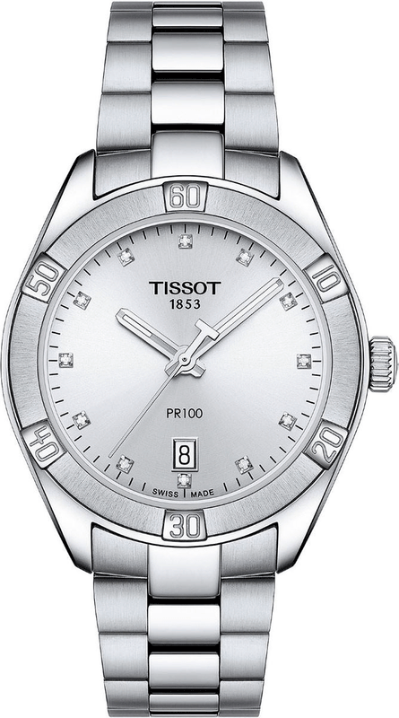  Shop Authentic Tissot T Classic PR 100 Sport Chic Lady Watch For Women - T101.910.11.036.00 - Luxxuri