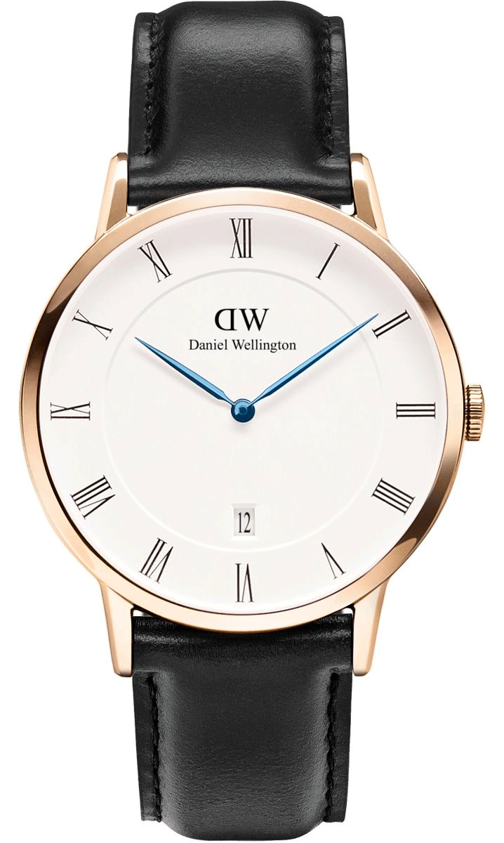  Shop Authentic Daniel Wellington Classic Sheffield White Dial Black Leather Strap Watch For Men - DW00100084 - Luxxuri