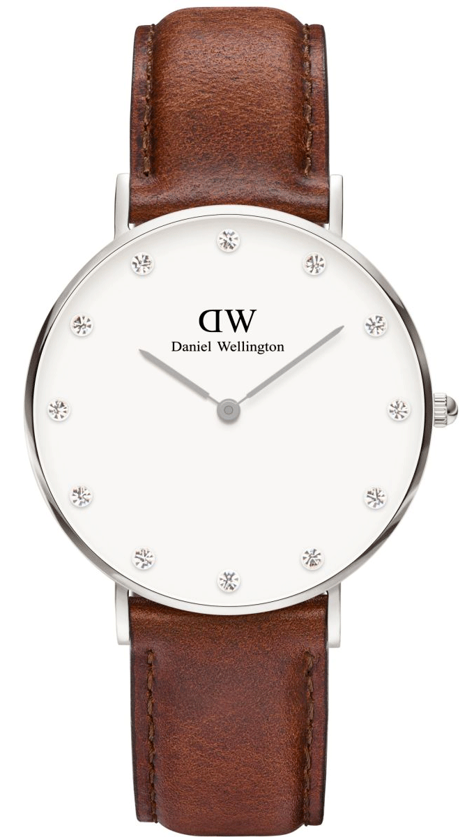  Shop Authentic Daniel Wellington Classy St Mawes White Dial Brown Leather Strap Watch For Women - DW00100079 - Luxxuri