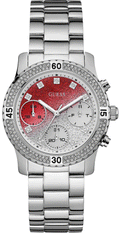  Shop Authentic Guess Confetti Diamonds Silver Dial Silver Steel Strap Watch for Women - W0774L7 - Luxxuri