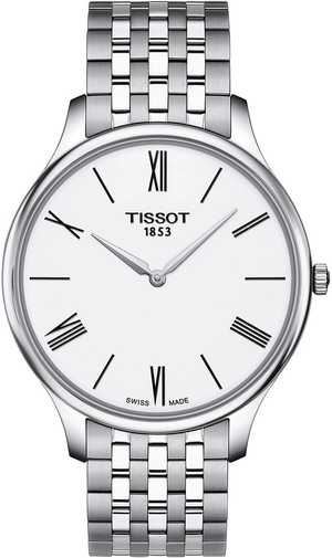  Shop Authentic Tissot T Classic Tradition 5.5 White Dial Watch For Men - T063.409.11.018.00 - Luxxuri