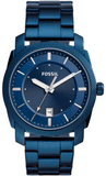  Shop Authentic Fossil Machine Blue Dial Blue Steel Strap Watch for Men - FS5231 - Luxxuri