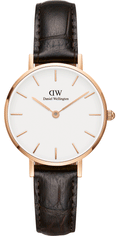  Shop Authentic Daniel Wellington Classic Petite York White Dial Brown Leather Strap Watch For Women - DW00100232 - Luxxuri