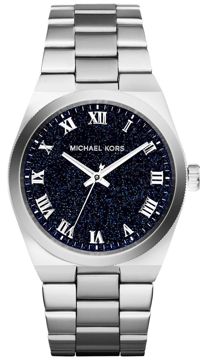  Shop Authentic Michael Kors Channing Midnight Blue Dial Silver Steel Strap Watch for Women - MK6113 - Luxxuri