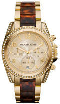  Shop Authentic Michael Kors Blair Gold Dial Two Tone Steel Strap Watch for Women - MK6094 - Luxxuri