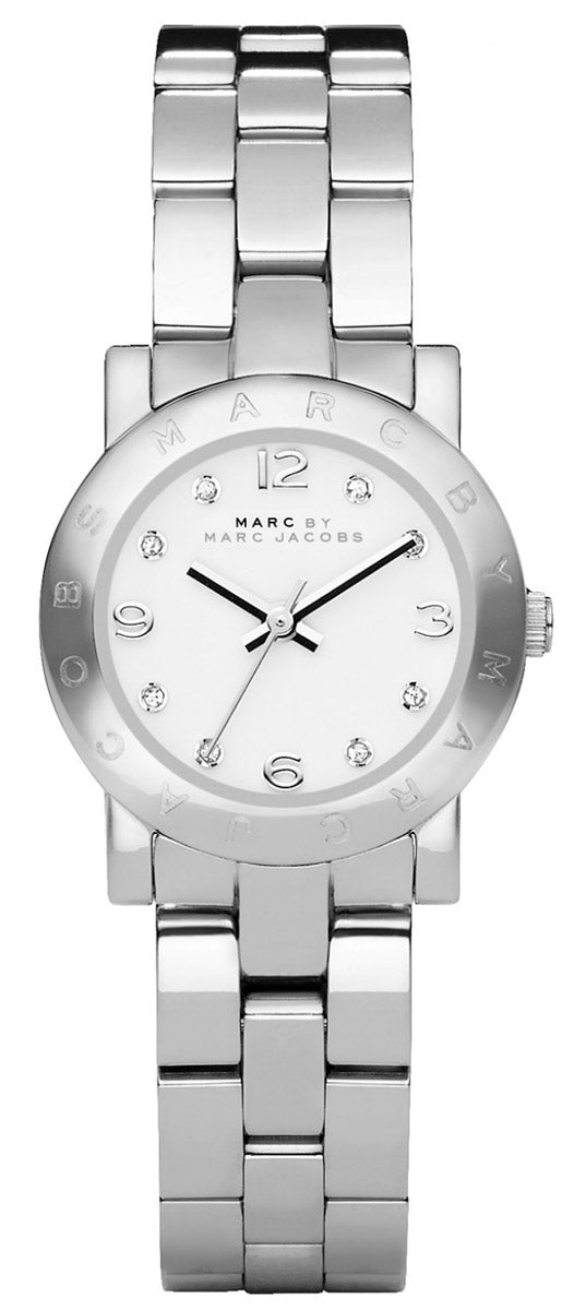  Shop Authentic Marc Jacobs Mini Amy White Dial Silver Steel Strap Watch for Women - MBM3055 - Luxxuri