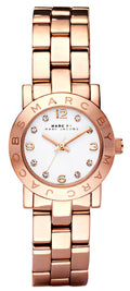  Shop Authentic Marc Jacobs Mini Amy White Dial Rose Gold Steel Strap Watch for Women - MBM3078 - Luxxuri